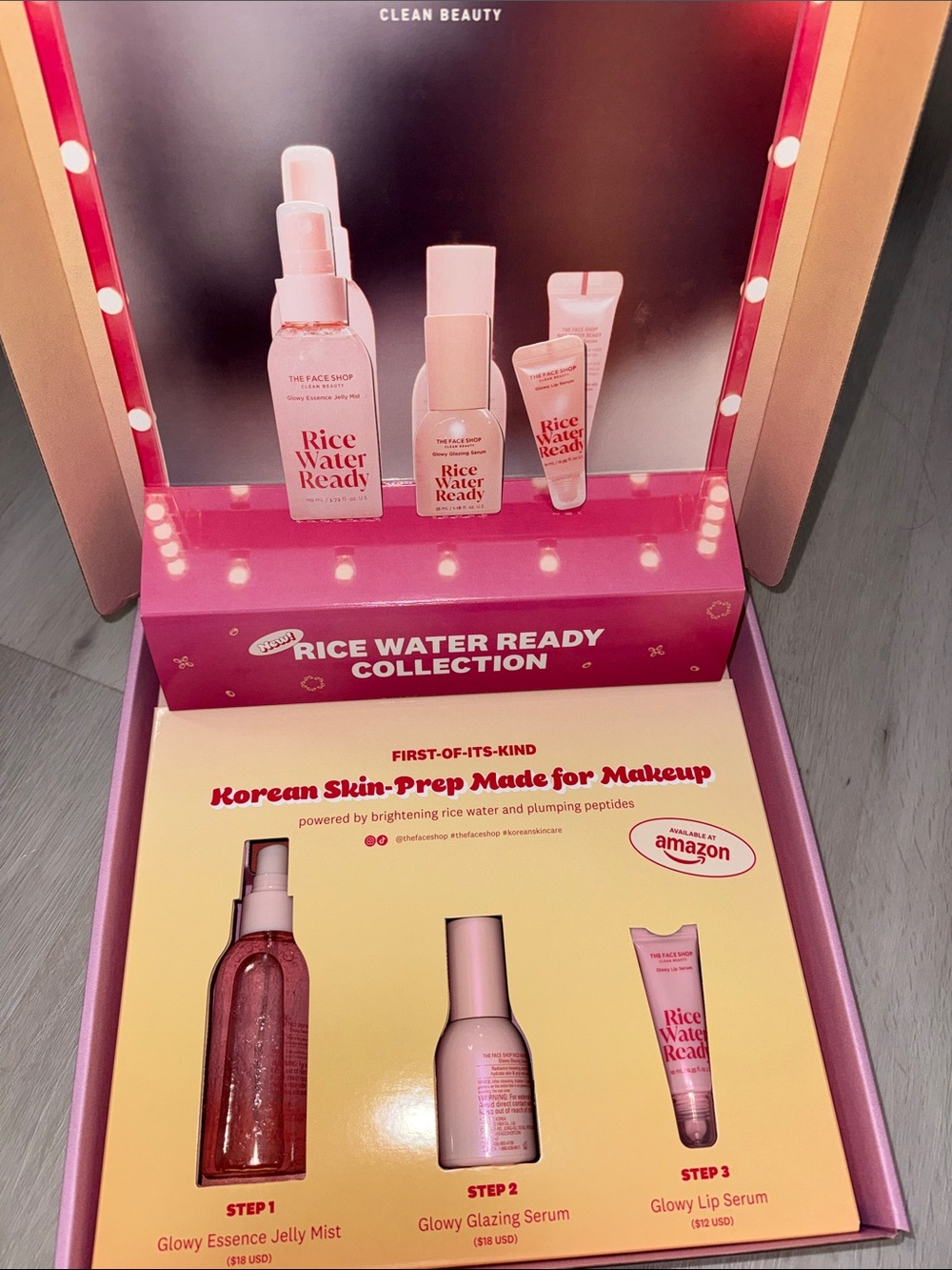 Rice Water Ready Korean Skin-Prep Set PR BOX